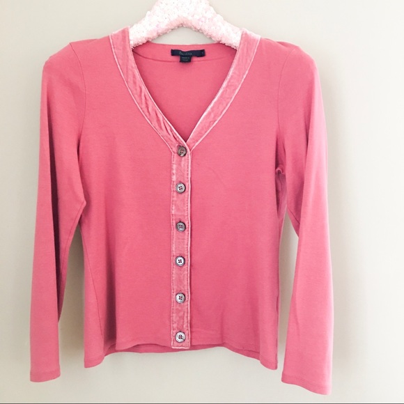 Boden | Sweaters | Boden Velvet Trimmed 